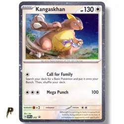 2025 Pokemon Scarlet & Violet Promo Kangaskhan SVP 202 Cosmos Holo Rare NM - Image 1