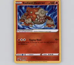 Radiant Heatran 027/189 Holo Radiant Rare Astral Radiance NM Pokemon - Image 1