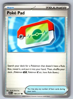 (x4) Poke Pad 198/217 Common Ascended Heroes Near Mint - Image 1