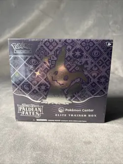 Paldean Fates Pokemon Center Elite Trainer Box ETB New Sealed Case Fresh - Image 1