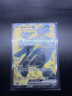 Zekrom EX - Pokemon Black Bolt 158/086 - Full Art - NM - Image 1