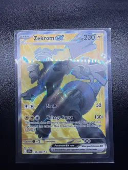 Zekrom EX - Pokemon Black Bolt 158/086 - Full Art - NM - Image 2
