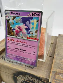 Pokemon: Tinkaton Holo #105/193 Paldea Evolved Gamestop Promo SEALED TCG - Image 2