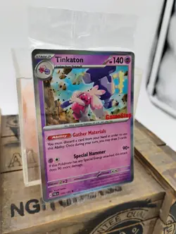 Pokemon: Tinkaton Holo #105/193 Paldea Evolved Gamestop Promo SEALED TCG - Image 3