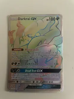 Darkrai GX Secret Rare Full Art Holo 158/147 SM Burning Shadows ENG MP - Image 1