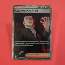 Pokemon - Giovanni’s Charisma 197/165 Scarlet Violet SR - Image 1