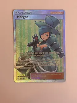 Pokemon TCG Morgan Trainer 178/181 SM-Team Up Full Art Holo Ultra Rare HP - Image 1