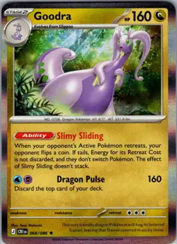 Goodra ME04: Chaos Rising 068/086 Rare Holo Pokemon Near Mint - Image 1