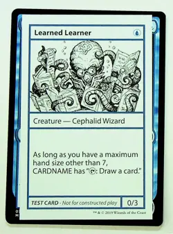 Learned Learner - Mystery Booster: Convention Edition Exclusives Card - Image 1