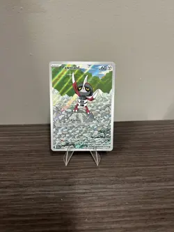 Pokemon Pawniard 142/086 Holo Illustration Rare Full Art Sv: Black Bolt Eng 2025 - Image 1