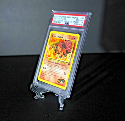 PSA 8 Brock’s Vulpix WOTC Promo #37 Wizards Gold Stamp Pokemon Card - Image 3