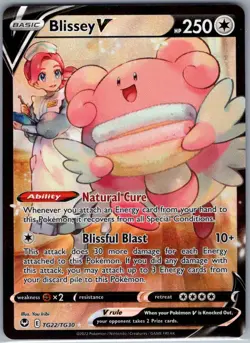Blissey V TG22/TG30 SWSH12: Silver Tempest Trainer Gallery - Pokemon Card - NM - Image 1