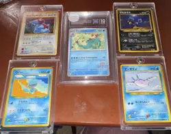 Nintendo Pokemon TCG 5-Card Japanese Lot SVP 213 Feraligatr Promo Graded - Image 1