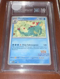 Nintendo Pokemon TCG 5-Card Japanese Lot SVP 213 Feraligatr Promo Graded - Image 4