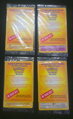 Pokemon TCG: SEALED WB WoTC Black Star Promo 4 card set #2,3,4,5 - Image 1
