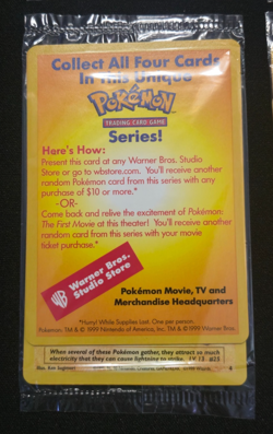 Pokemon TCG: SEALED WB WoTC Black Star Promo 4 card set #2,3,4,5 - Image 4