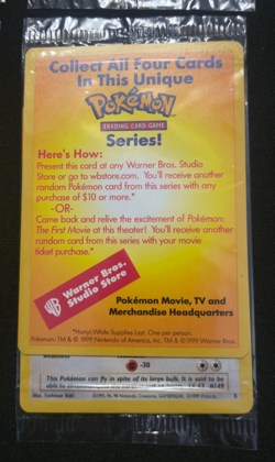 Pokemon TCG: SEALED WB WoTC Black Star Promo 4 card set #2,3,4,5 - Image 5