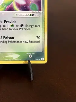 Dark Celebi EX Hidden Legends Pokemon Tcg Holo Card 4/101 Rare Creased Lift Holo - Image 4