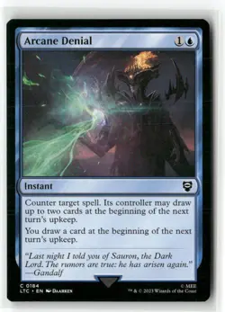 Arcane Denial 184 Commander: The Lord of the Rings: NM - Image 1