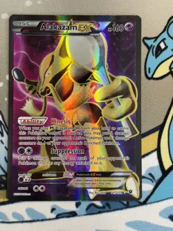Alakazam EX (Full Art) 117/124 Fates Collide Holo Pokemon Card - Image 1