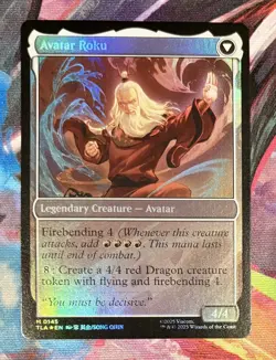 The Legend of Roku (Borderless) MTG Avatar: The Last Airbender Foil... - Image 2