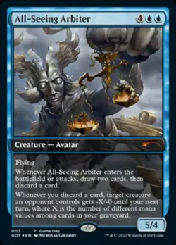 All-Seeing Arbiter - Game Day Promo x1 - Unique & Misc Promos - NM-Mint, English - Image 1