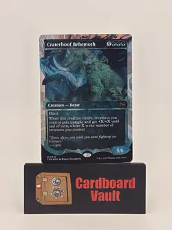 Magic The Gathering Craterhoof Behemoth Showcase Holo - Image 1
