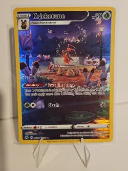 Kricketune GG02/GG70 - Holo Crown Zenith Galarian Gallery Pokemon NM - Image 1