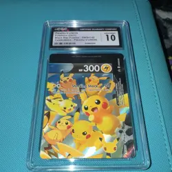 Pikachu V-UNION SWSH140 Holo Promo CGC 10 English 2021 300 HP - Image 1