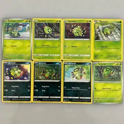 8 spinarak pokemon cards Cute All Different spider 🕷🕸 Adorable - Image 1