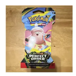 Pokemon Trading Card Game Mega Evolution Perfect Order Booster Pack English 10 - Image 1