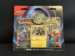 Pokemon TCG Raikou 2 Pack Blister Mega Evolution & Phantasmal Flames - Image 1
