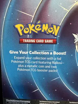 Pokemon TCG Raikou 2 Pack Blister Mega Evolution & Phantasmal Flames - Image 3