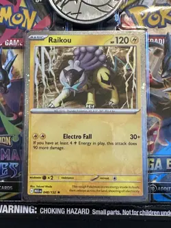 Pokemon TCG Raikou 2 Pack Blister Mega Evolution & Phantasmal Flames - Image 4