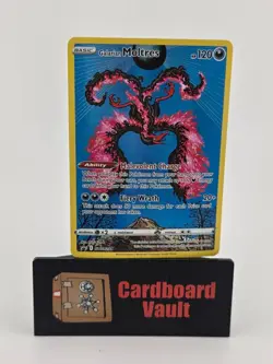 2023 Pokemon Galarian Moltres Full Art Holo Black Star Promo SWSH284 - Image 1