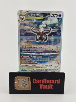 2023 Pokemon Darkrai VStar Full Art Holo GG50/GG70 - Image 1