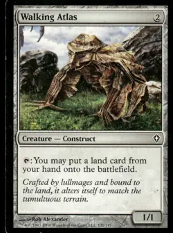 Walking Atlas Worldwake MTG Magic the Gatherinf card - Image 1