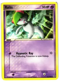 Pokemon TCG Ralts 61/106 Common Emerald LP/MP - Image 1