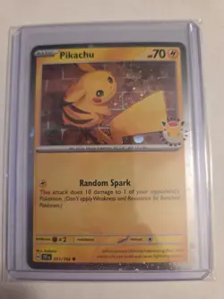 Pokemon TCG Pikachu (Pokemon Day Cosmos Holo) 051/162 NM - Image 1