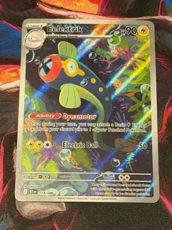Eelektrik 114/086 sv: black bolt illustration rare holo 90 HP Pokemon - Image 1
