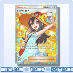 [DIGITAL] Pokemon TCG Pocket -🎒 Sightseer TRAINER FULL ART - Fantastical Parade - Image 1
