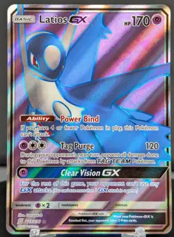 Pokemon Latios GX #223/236 English Unified Minds Ultra Rare Full Art - Image 1
