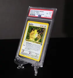 2000 Pokemon Promo Meowth Holo #10 Black Star Game Boy PSA 6 EX-MT WOTC - Image 3