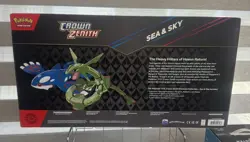 Pokemon TCG Crown Zenith Sea and Sky Premium Collection Box SEALED 14 Packs - Image 2