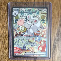 Cinccino ex 119/086 Crown Zenith Full Art Holo Rare English Stage 1 HP 240 - Image 3