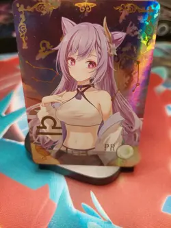 Goddess Story Waifu Card TCG | Keqing - Genshin Impact | PR | NS-2M04-PR-008 - Image 1