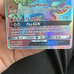 Sylveon GX 158/145 Secret Rare Full Art Holo SM Guardians Rising 2017 light play - Image 2
