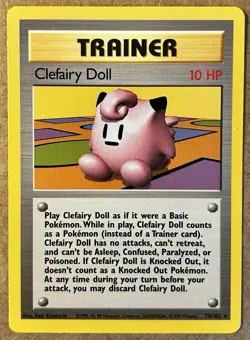 Pokemon TCG Clefairy Doll 070/102 Base Set Regular Unlimited (NM) - Image 1