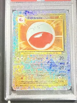 2002 POKEMON LEGENDARY COLLECTION #22 ELECTRODE-REVERSE FOIL PSA 7 NM - Image 2