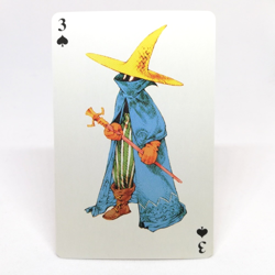 Black Mage SPADE 3 FINAL FANTASY Tactics PlayStation playing card Game JAPAN - Image 1